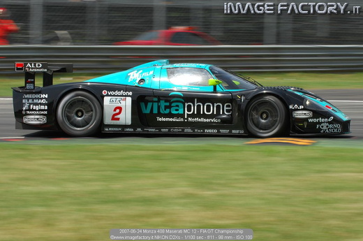 2007-06-24 Monza 408 Maserati MC 12 - FIA GT Championship